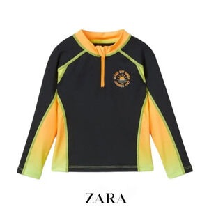 ZARA Kids |  “OCEAN BAY WAVES” TIE DYE RASH GUARD